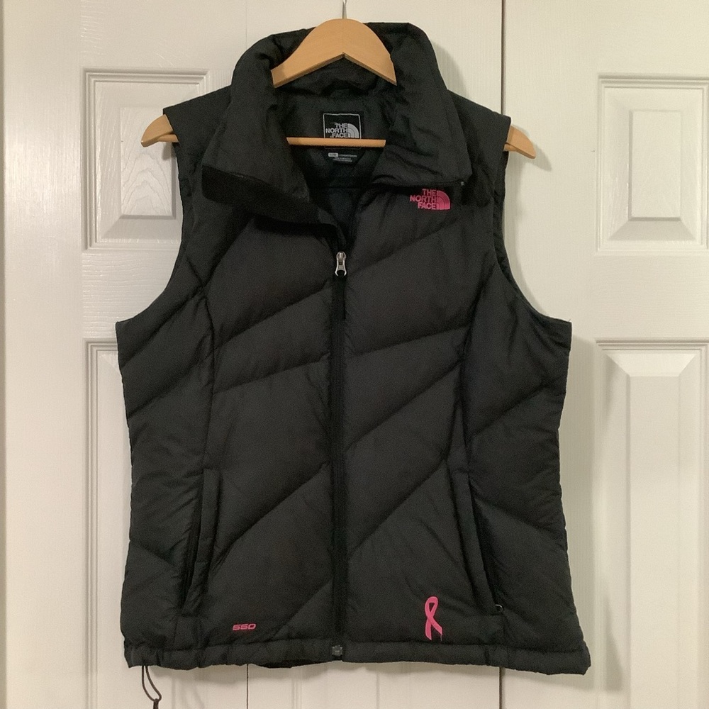 The North Face Black and Pink Women's Vest